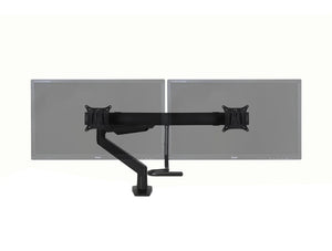 Iris Dual Flat Screen Gas Lift Monitor Arms Black