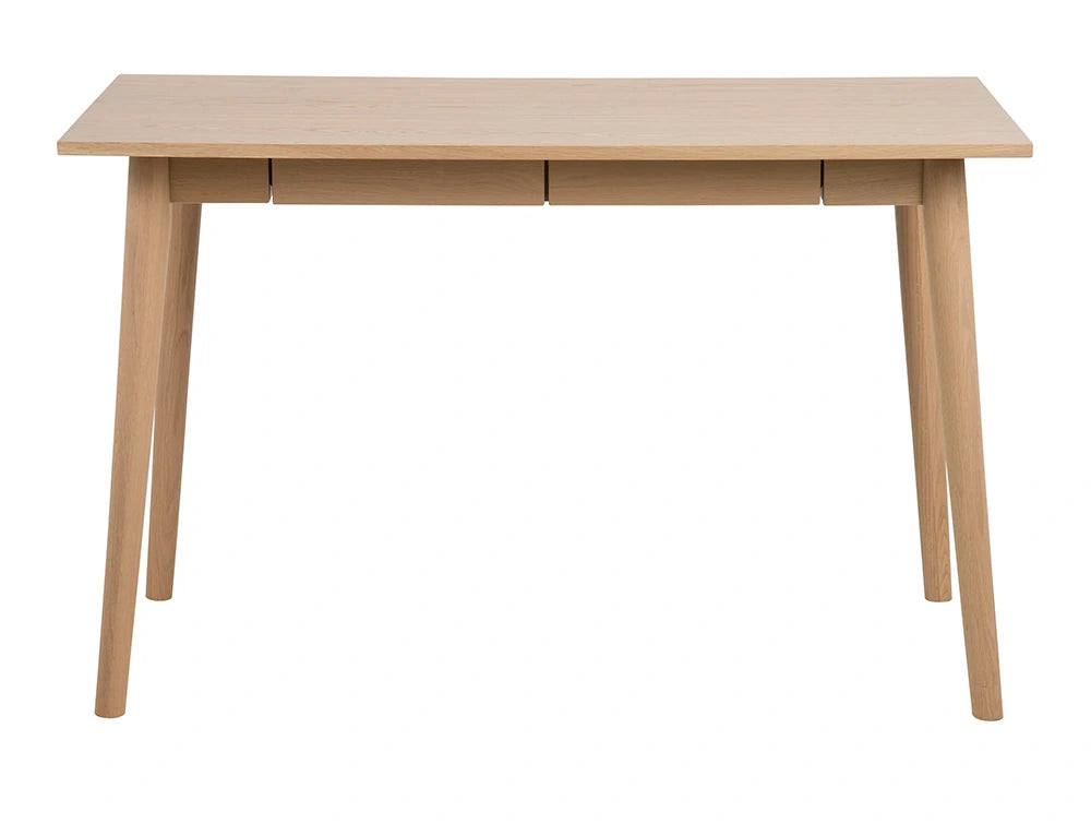 Jack Home Office Desk White Pigmented Lacquered Oak 2