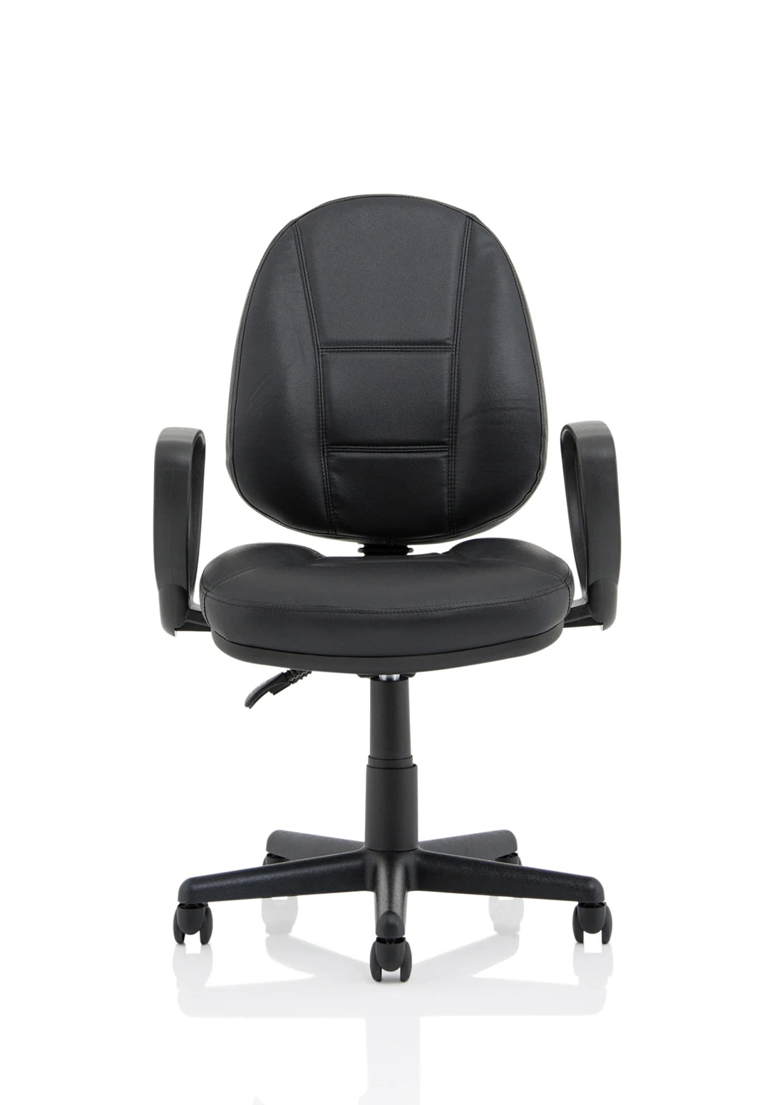 Jackson Medium Back Black Leather Task Operator Office Chair KC0292 3
