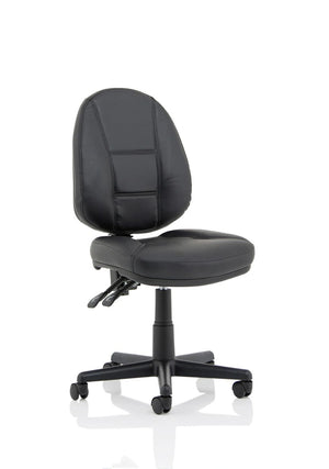 Jackson Medium Back Black Leather Task Operator Office Chair OP000229 10