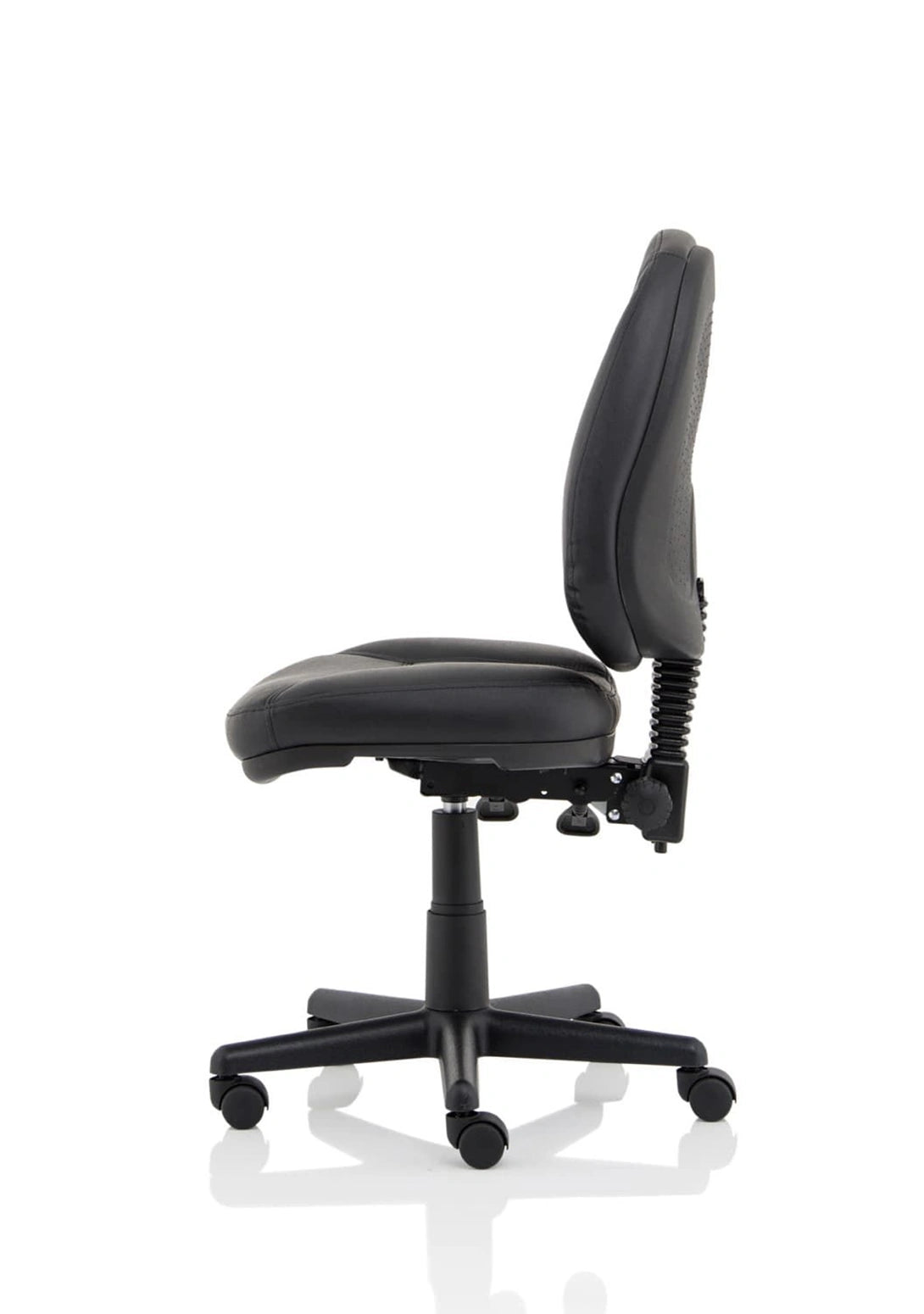 Jackson Medium Back Black Leather Task Operator Office Chair OP000229 12