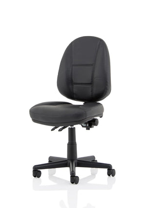 Jackson Medium Back Black Leather Task Operator Office Chair OP000229 3