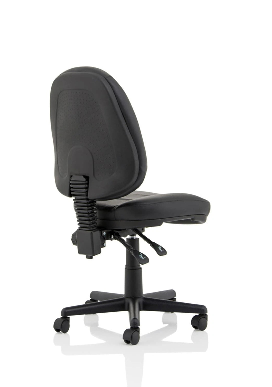 Jackson Medium Back Black Leather Task Operator Office Chair OP000229 7