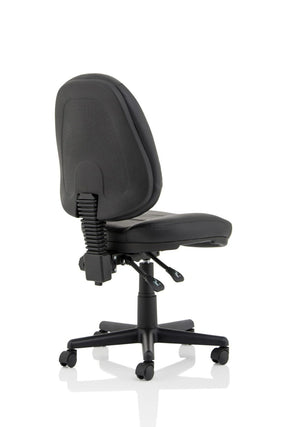 Jackson Medium Back Black Leather Task Operator Office Chair OP000229 7