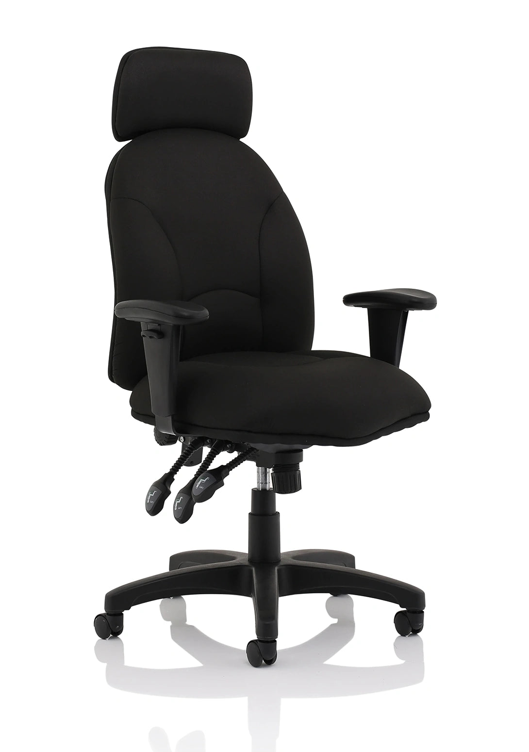 Jet Black Fabric Executive Chair OP000236 1