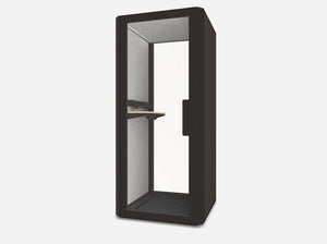 Mute Jetson S1 Phone Booth In Void Black Without Stool