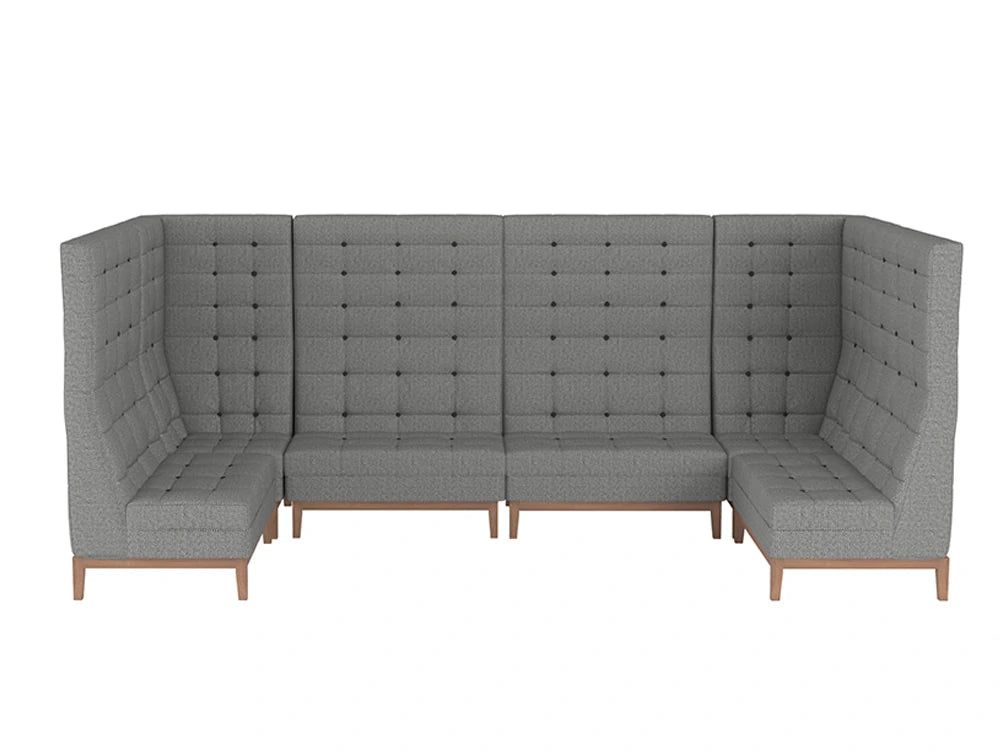 Jig Modular High Back Soft Seating Range In Grey
