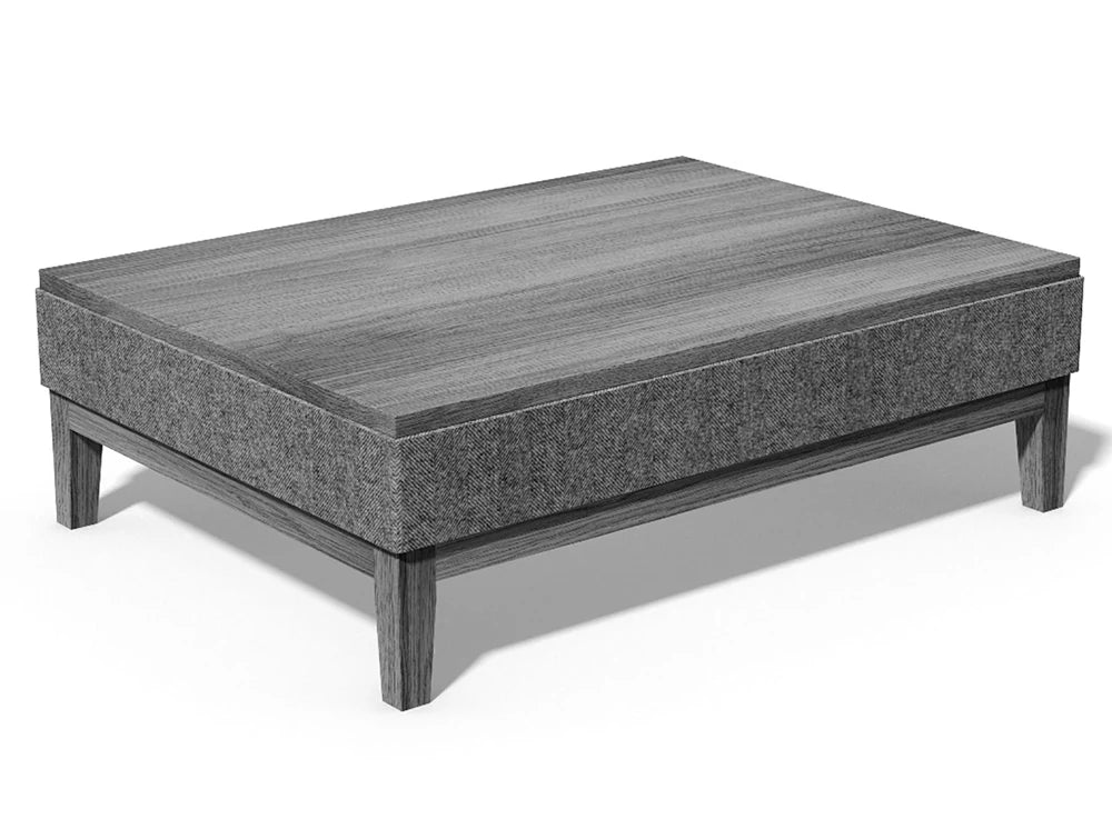 Jig Upholstered Low Coffee Table Rectangle
