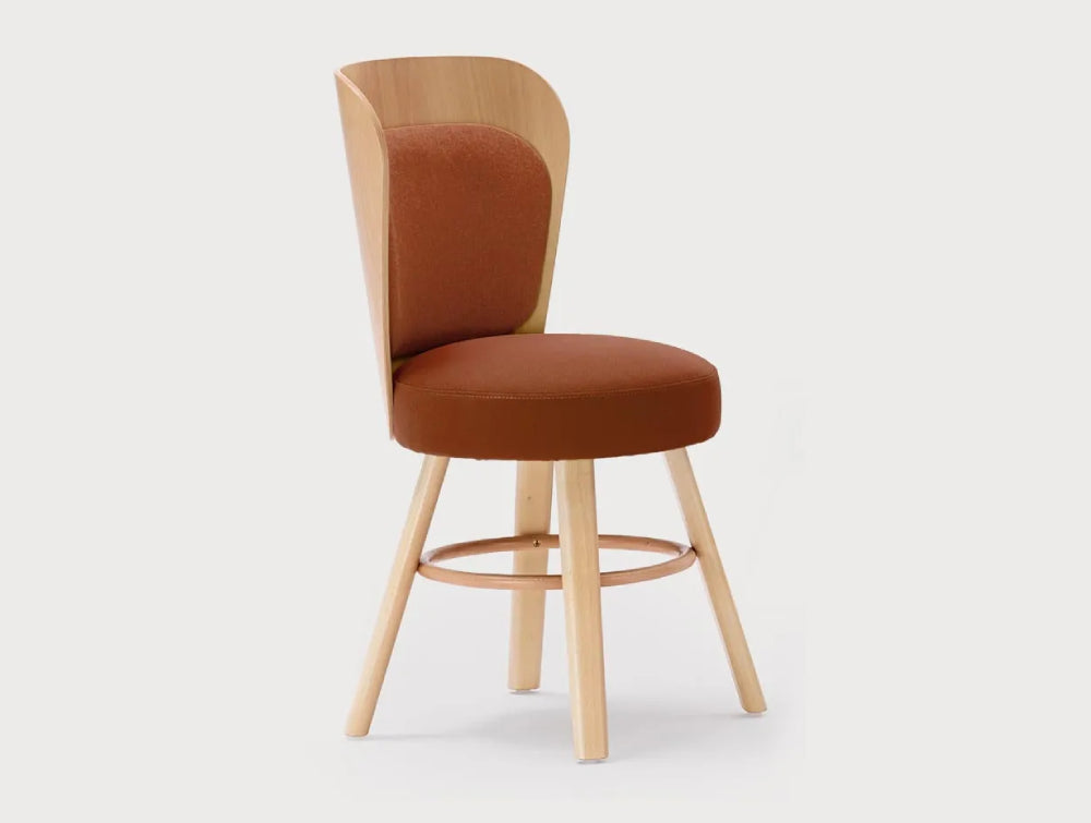 K2 Wooden High Back Lounge Chair