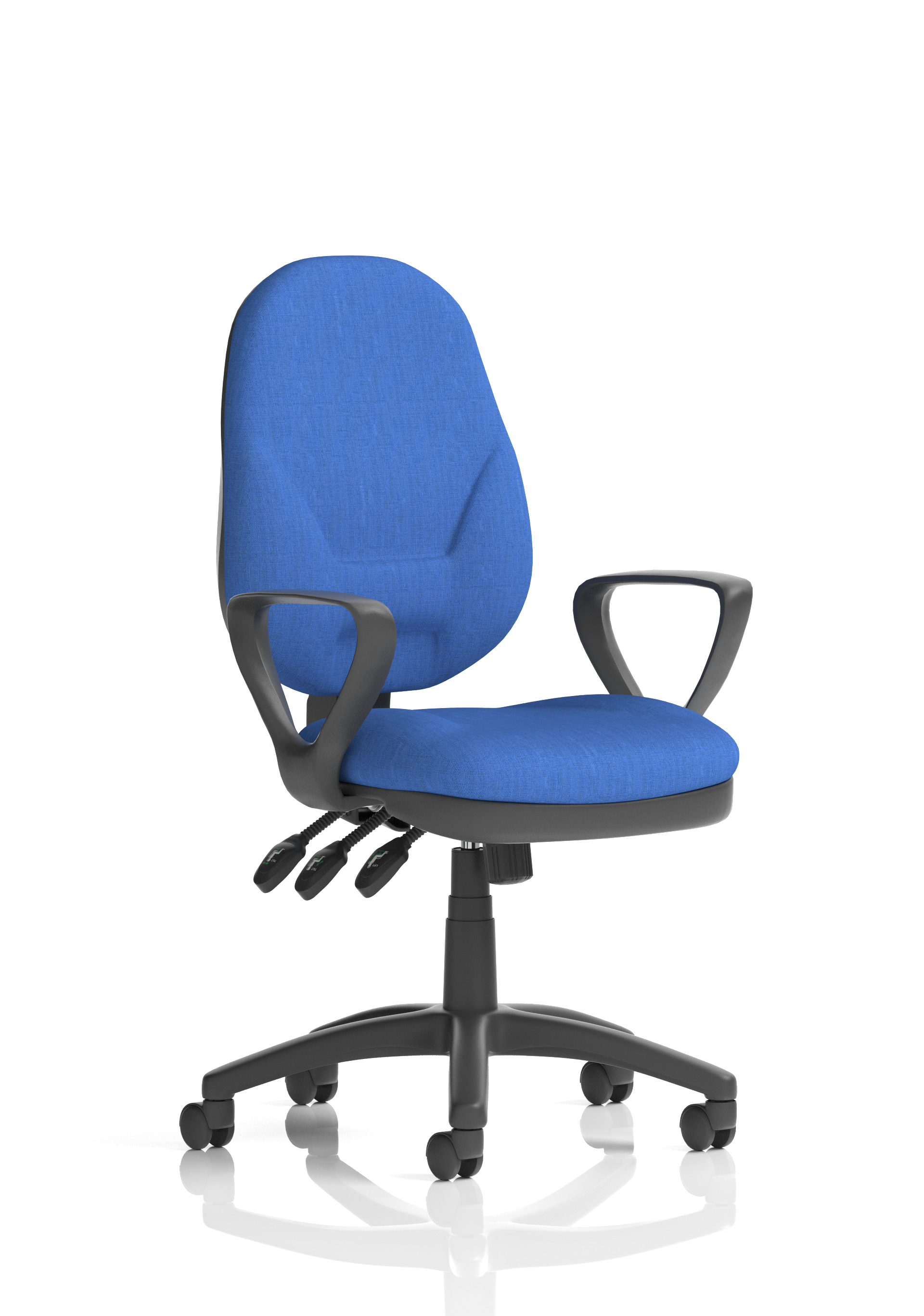 Eclipse Plus XL Lever Task Operator Chair Black With Loop Arms