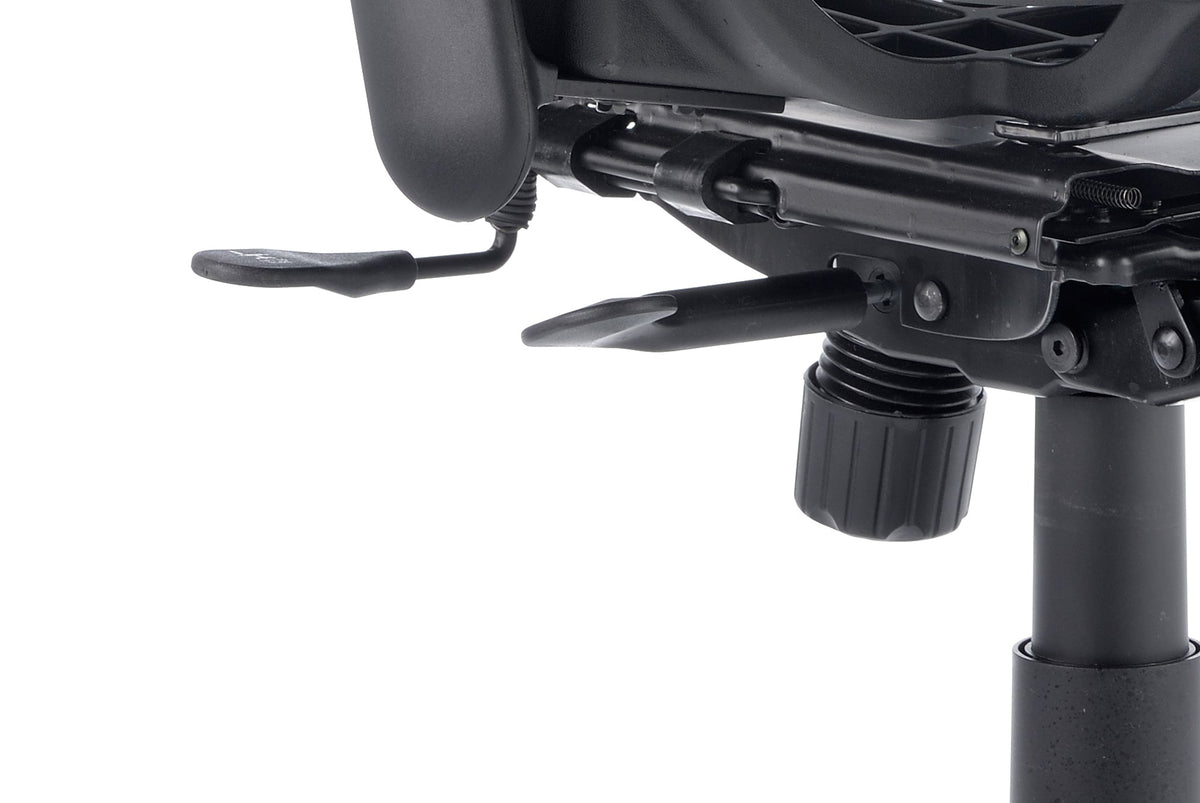 Mirage II Executive Chair Black Mesh With Arms With Headrest Image 13