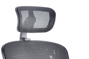 Mirage II Executive Chair Black Mesh With Arms With Headrest Image 12
