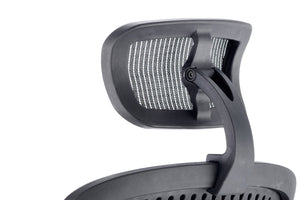 Mirage II Executive Chair Black Mesh With Arms With Headrest Image 11