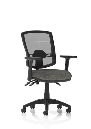Eclipse Plus III Deluxe Mesh Back With Charcoal Seat With Height Adjustable Arms Image 2