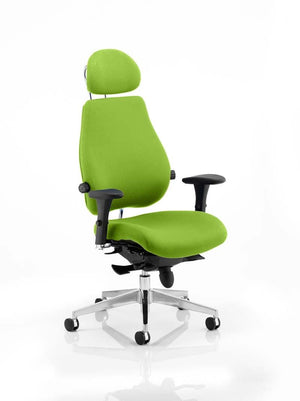 Chiro Plus Ultimate With Headrest Bespoke Colour Myrrh Green