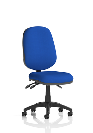 Eclipse Plus III Lever Task Operator Chair Bespoke Colour Stevia Blue Image 2