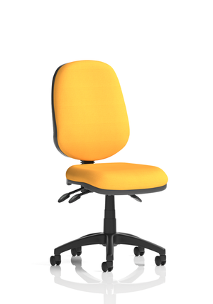 Eclipse Plus III Lever Task Operator Chair Bespoke Colour Senna Yellow Image 2