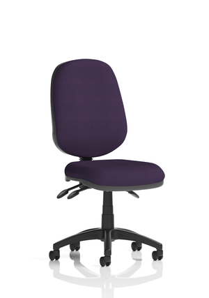 Eclipse Plus III Lever Task Operator Chair Bespoke Colour Tansy Purple Image 2