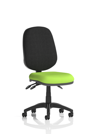 Eclipse Plus III Lever Task Operator Chair Bespoke Colour Seat Myrrh Green