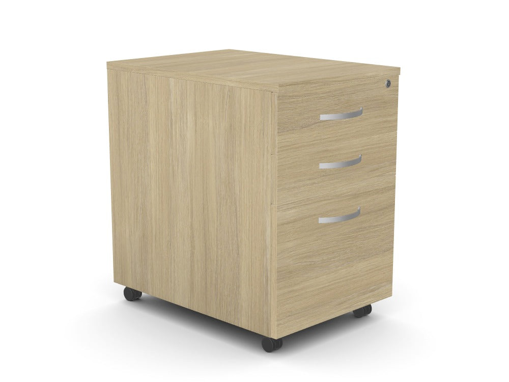 Custom Kito High Mobile Pedestal 3 Drawer - Ref: MJDPUG