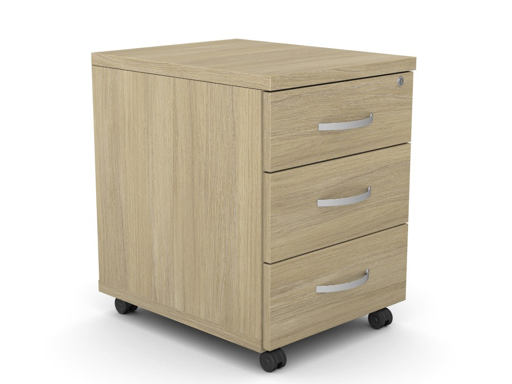 Custom Kito Mobile Pedestal 3 Drawers - Ref: WPTFOP