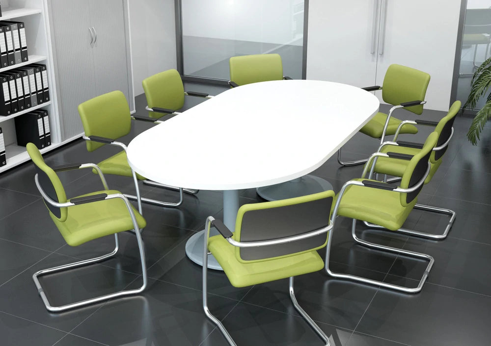 Kito Elipse Meeting Table  Double Cylinder Leg Base 7