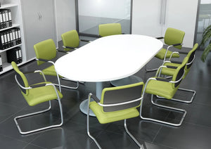 Kito Elipse Meeting Table  Double Cylinder Leg Base 7