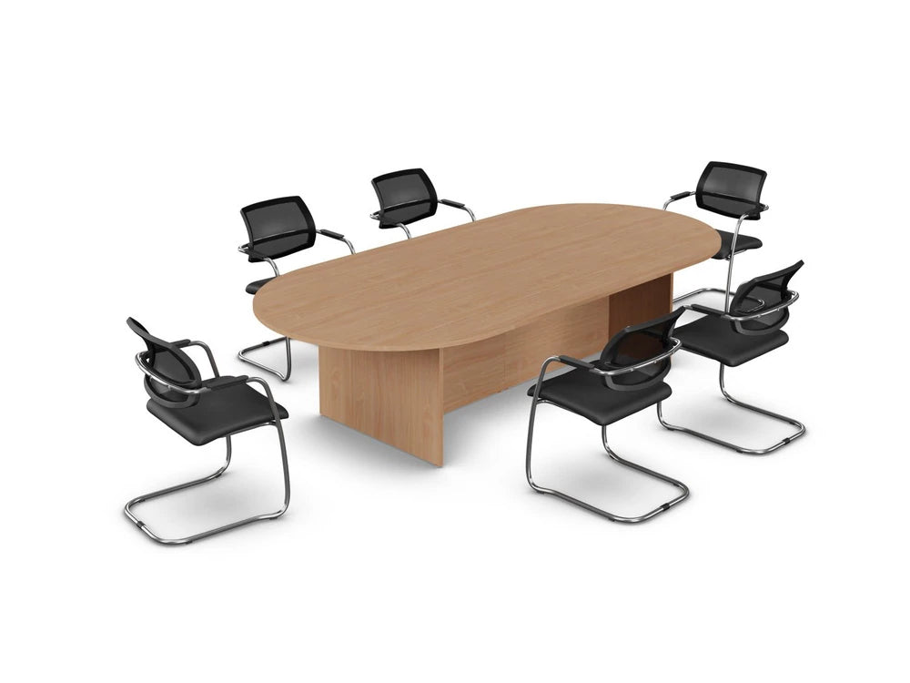 Kito Oval Meeting Table Panel Leg Base Single Piece Size 1800 mm x 1000 mm 12