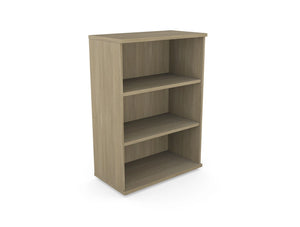 Kito Wooden Bookcase With Adjustable Shelves In Light Oak Finish