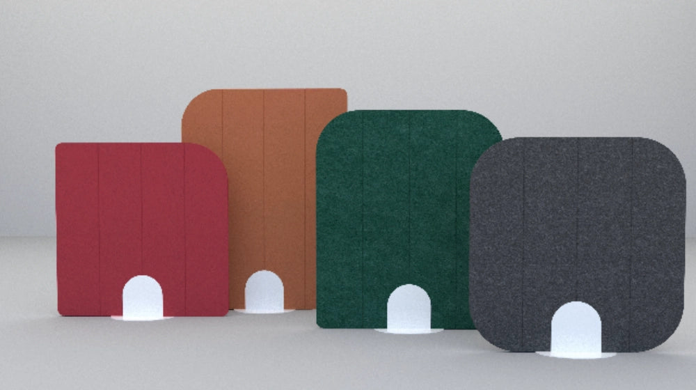 Koala Rounded Freestanding Screen 1 Corner in Different Finishes