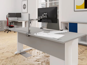 Komo Crescent Desk With Pedestal 3