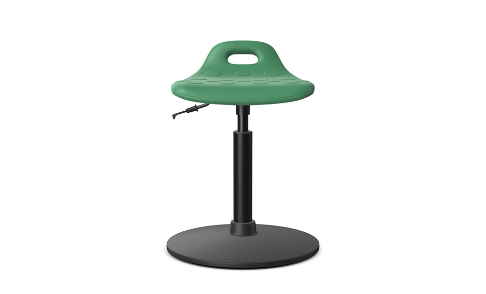 Lab Height Adjustable Sit Stand Stool With Round Base 4