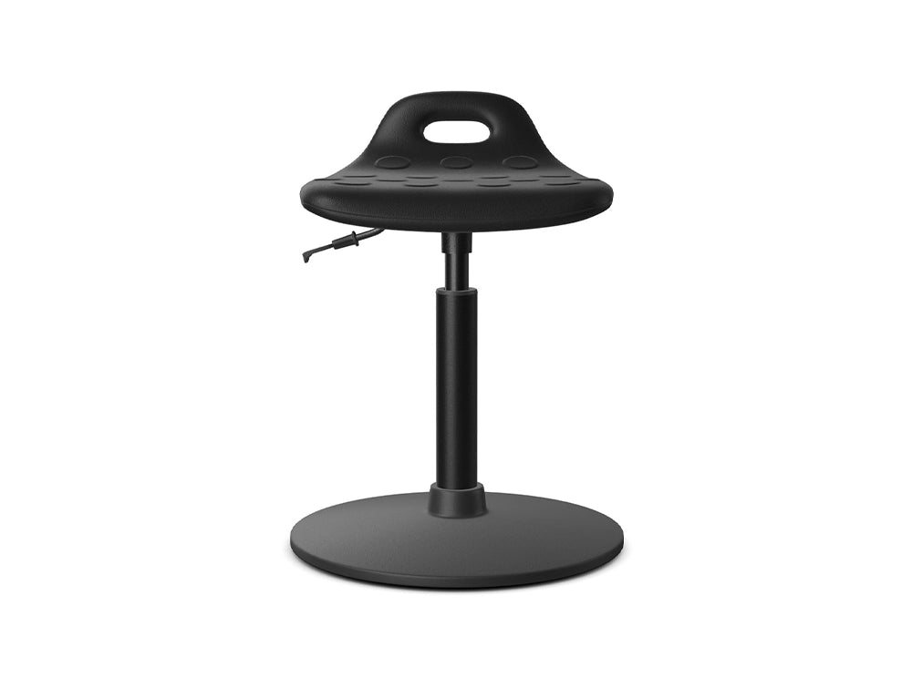 Lab Height Adjustable Sit Stand Stool With Round Base