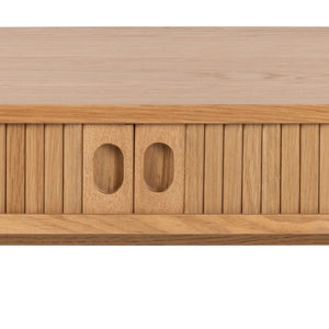Layla Home Office Desk Lacquered Oak 5