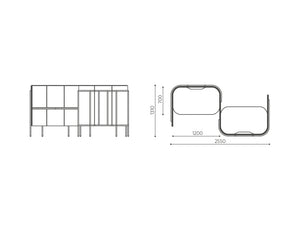 Leaf Pod Snake Open Meeting Pod Dimensions