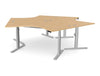 Leap 120 Degree 3 Person Bench Desk Main