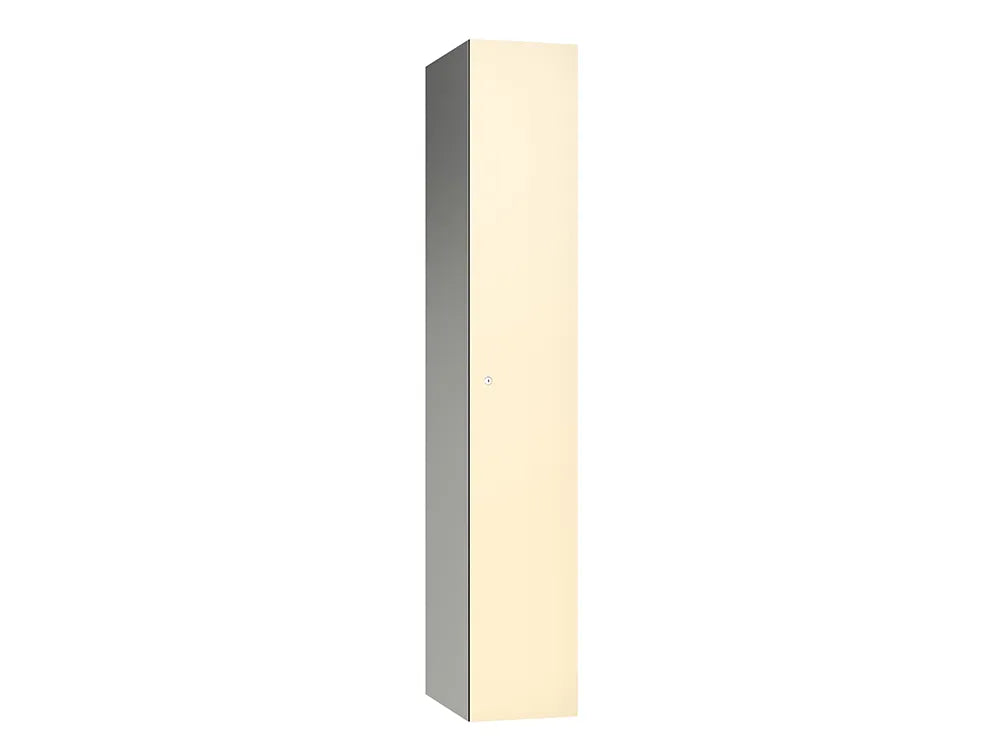 Leisure 1 Door Aluminium Locker Ivory