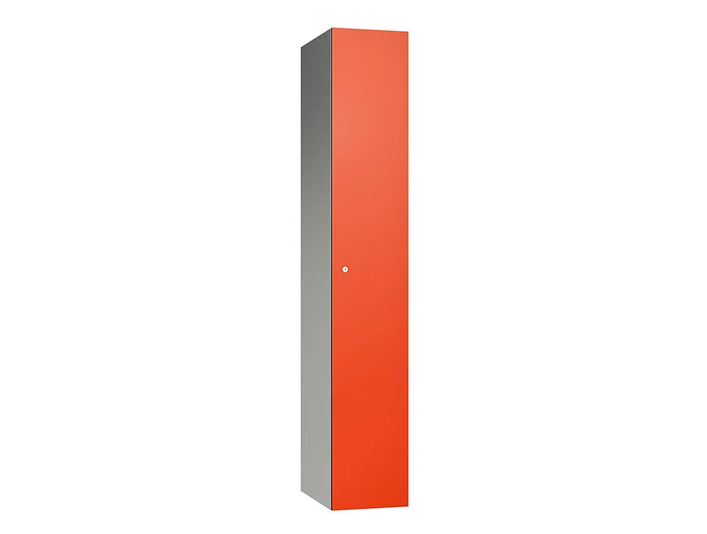 Leisure 1-Door Aluminium Locker - Tangerine