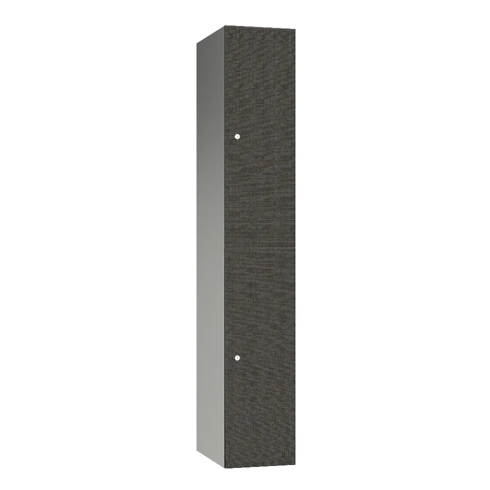 Leisure 2-Door Aluminium Locker - Smokey Mesh
