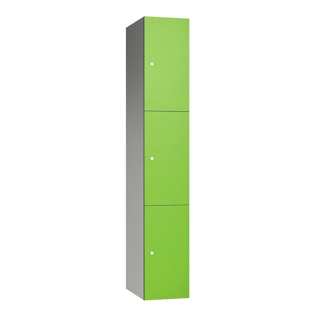 Leisure 3-Door Aluminium Locker - Lime