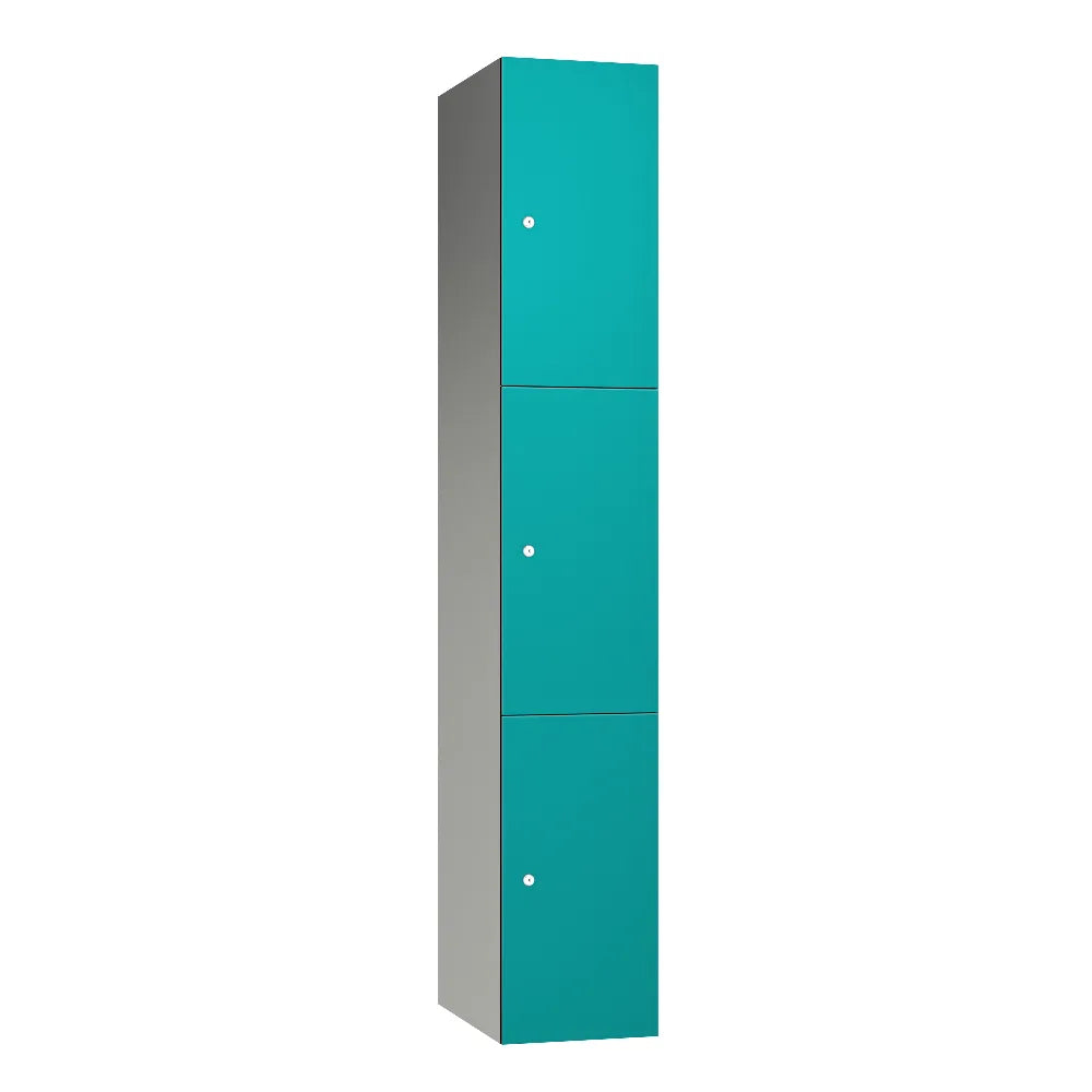 Leisure 3-Door Aluminium Locker - Peacock