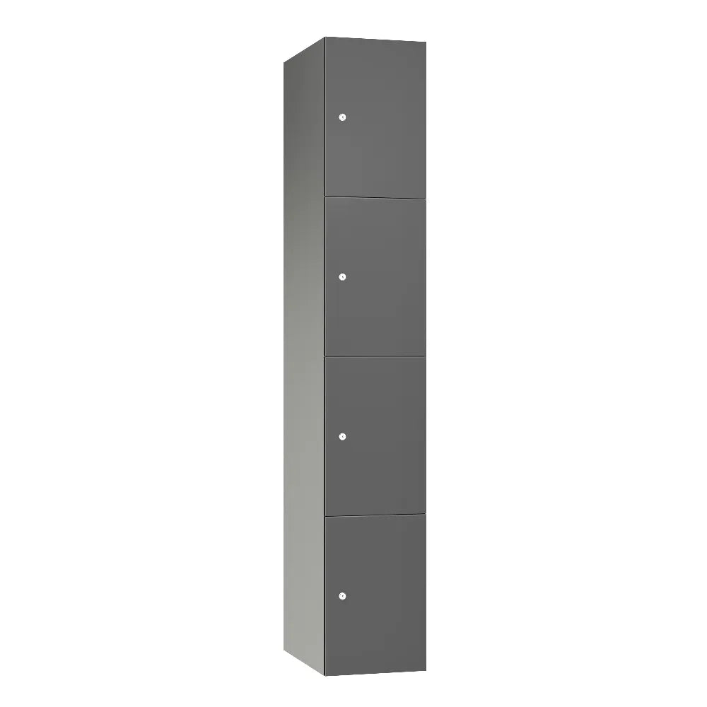 Leisure 4-Door Aluminium Locker - Dark Grey