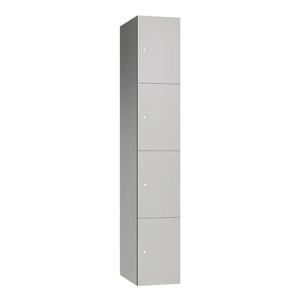 Leisure 4-Door Aluminium Locker - Pearl Grey