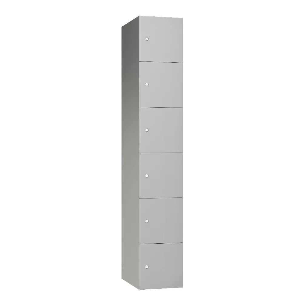 Leisure 6 Door Aluminium Locker Dust