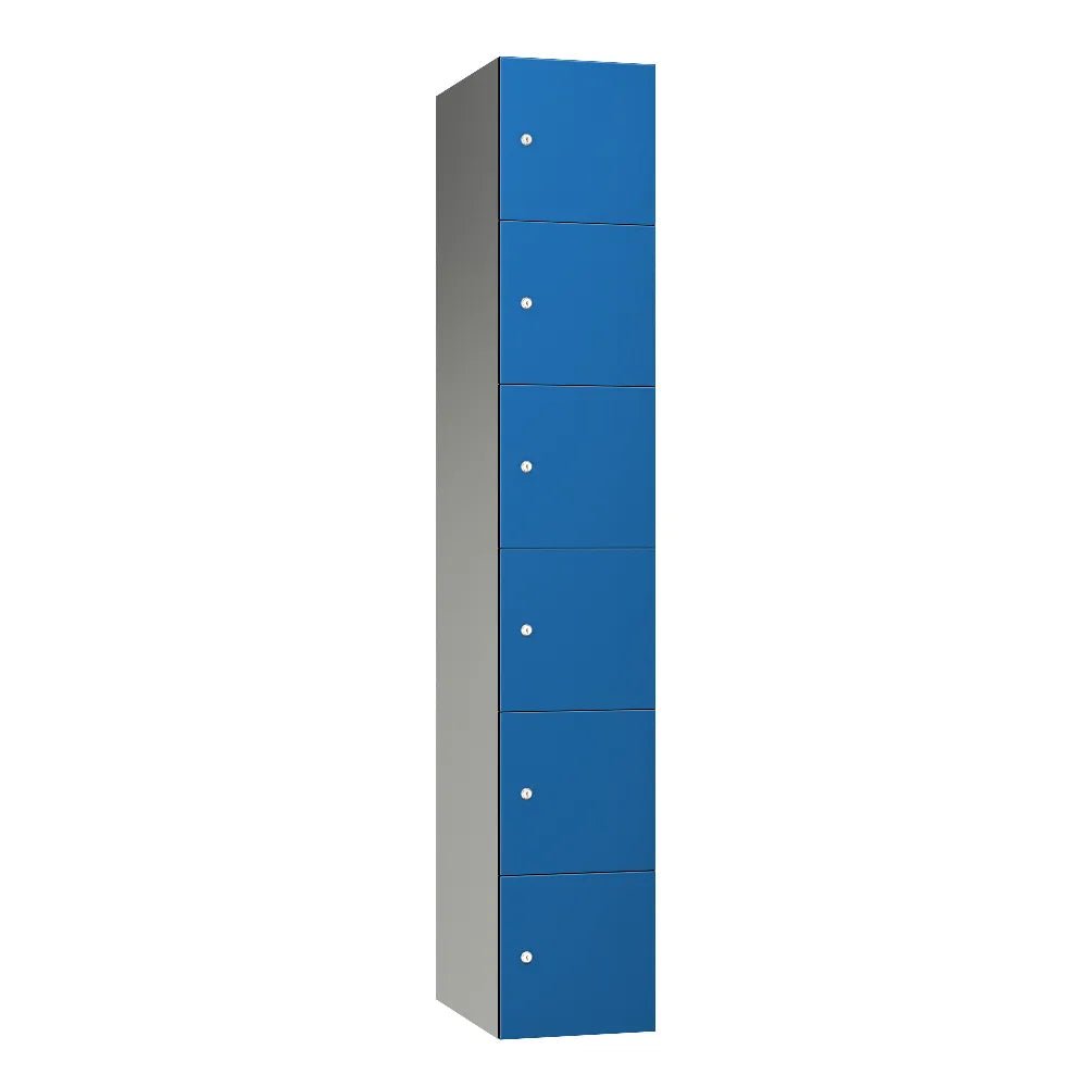 Leisure 6 Door Aluminium Locker Electric