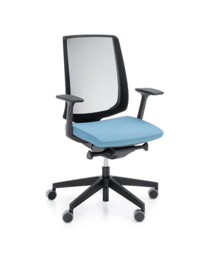 Lightup   Mesh Backrest Chair   Model 250 Light Grey 17