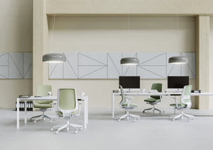 Lightup   Mesh Backrest Chair   Model 250 Light Grey 1