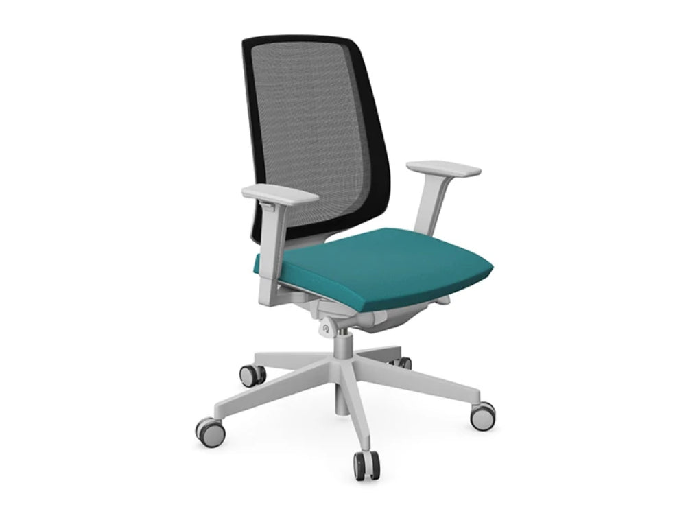 Lightup   Mesh Backrest Chair   Model 250 Light Grey Pro Lup250Sfl Lgy P61 Na Ev 23 Hc Na Sr 16