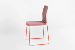 Linar Plus Upholstered Chair  Metal Legs 13