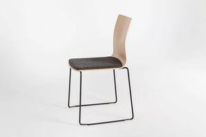 Linar Plus Upholstered Chair  Metal Legs 14